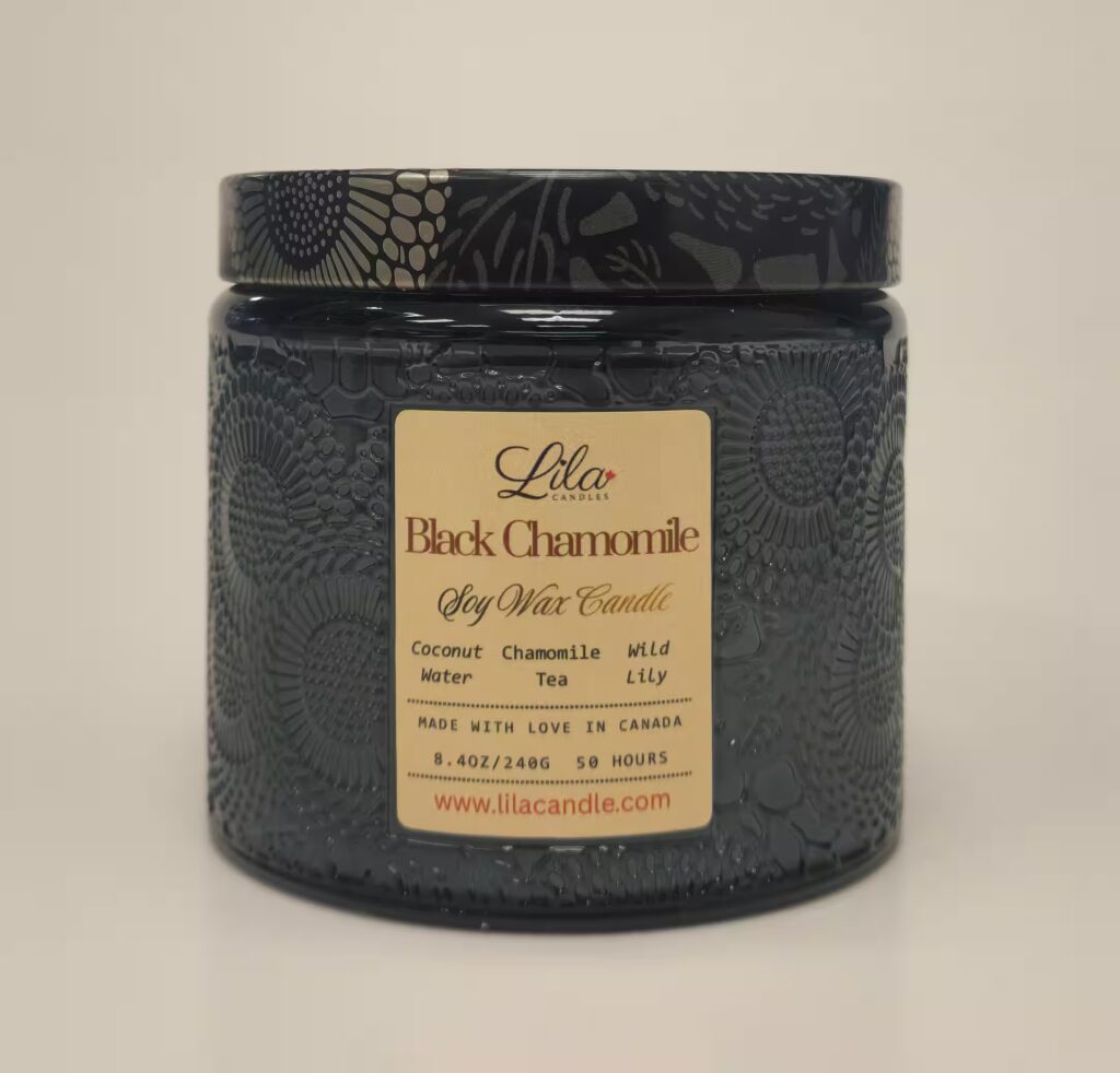 Black Chamomile Candle
